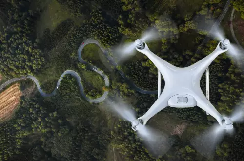 La dispersion des cendres par drone
