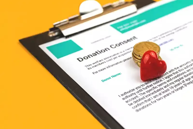 contrat donation coeur